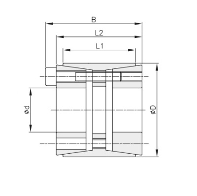 Втулка зажимная BK 11 35 x 60 (KLEE035), EMT - Евромеханика