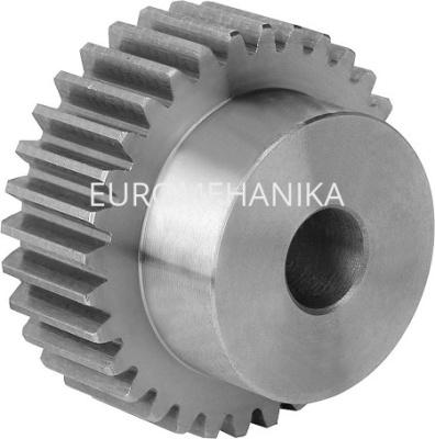 Шестерня цилиндрическая M=2,5 Z=46 со ступицей (PM29046), EMT - Евромеханика