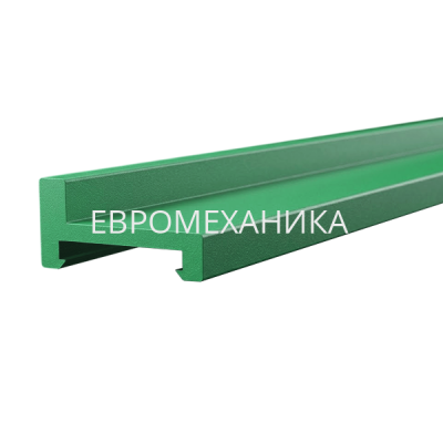 Направляющая скольжения для конвейера, тип D-3C (с боковым  упором) UHMW-PE, L=3000, EMT - Евромеханика
