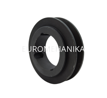 Шкив для клиновых ремней SPZ 80 01 под втулку тапербуш 1210, EMT - Евромеханика