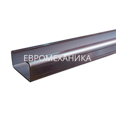 Металлический профиль C5 12х28, S=1,5 мм, нержавеющая сталь - Евромеханика