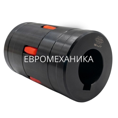 Муфта XL1, d1=14/d2=14 мм+шпон паз, СТАЛЬ, EMT - Евромеханика
