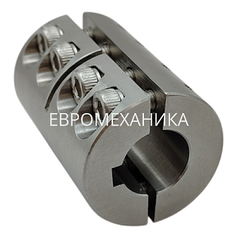 Муфта продольно-свёртная сегментная GBRR 25 нержавеющая - Евромеханика