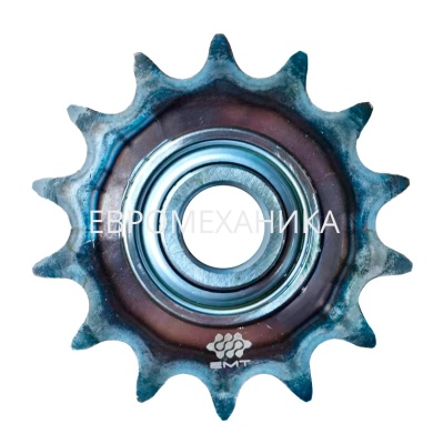 Звездочка натяжная для цепи 05B-1, Z=23 с подшипником и закалкой зубьев, EMT - Евромеханика