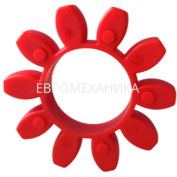 Упругий элемент для GEB 75-90, красный, 98 Shore A, EMT - Евромеханика