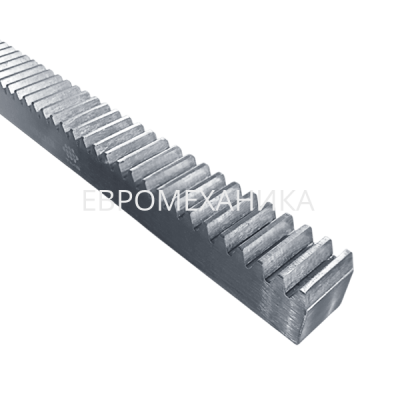 Рейка зубчатая М 1, 15х15 мм, L=2000 мм (CR26200), EMT - Евромеханика