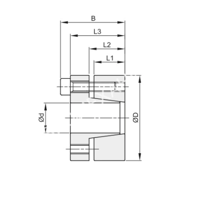 Втулка зажимная BK 13 25 x 50 (KLAA025), EMT - Евромеханика
