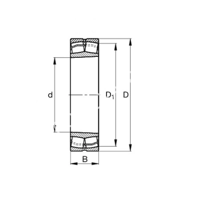 Подшипник 241/530-B-K30-MB FAG - Евромеханика