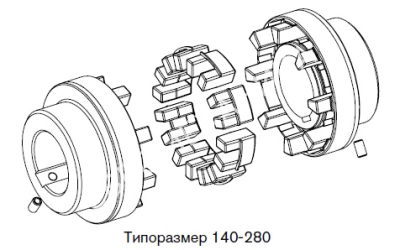Муфта POLY-NORM 160 AR, EMT - Евромеханика
