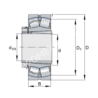 Подшипник 23034-E1A-XL-K-M FAG - Евромеханика