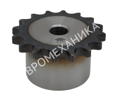 Звездочка 20B-1, шаг 31,75x19,56 мм (1"1/4х3/4), Z=15 со ступицей и закалкой зубьев - Евромеханика