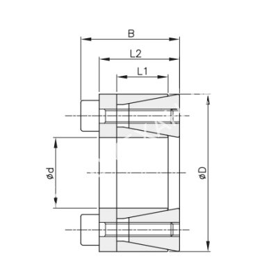 Втулка зажимная BK 45 45 x 73 (KLHH045) - Евромеханика