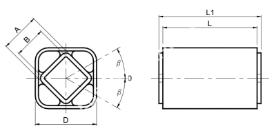 Упругий элемент VIB Type AR-TG 60 х 100 - Евромеханика