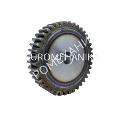 Шестерня цилиндрическая M=2 Z=12 с закалкой зуба (PM28T12), EMT - Евромеханика