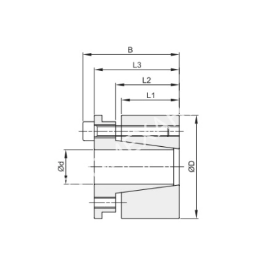 Втулка зажимная BK 70 60 x 90 (KLDA060) - Евромеханика