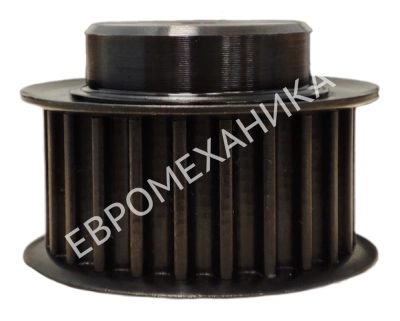 Шкив зубчатый под расточку 26 XH 400, EMT - Евромеханика