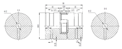 Муфта кулачковая XL8-32x32 тип B-B (GE-T 65-75), СТАЛЬ, EMT - Евромеханика