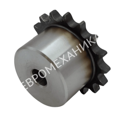 Звездочка 20B-1, шаг 31,75x19,56 мм (1"1/4х3/4), Z=35 со ступицей и закалкой зубьев - Евромеханика